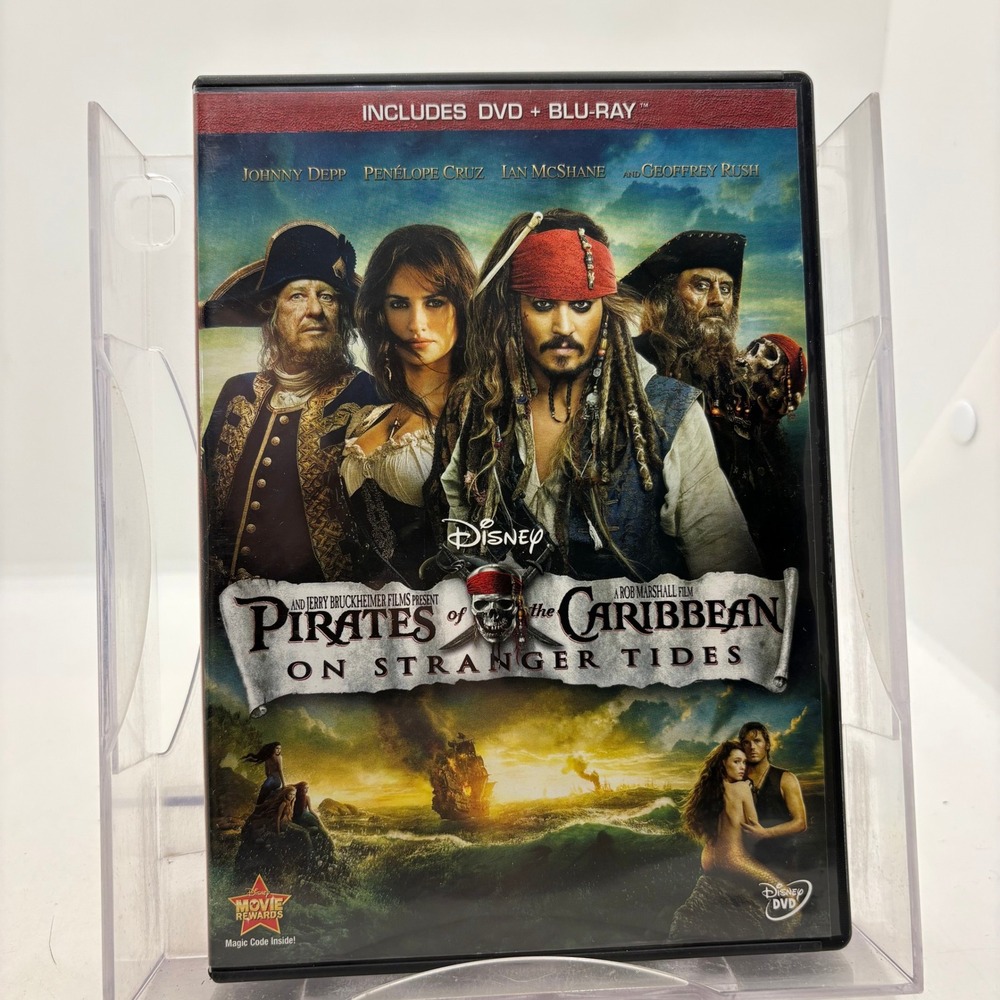 Pirates of the Caribbean On Stranger Tides Blu-ray DVD 2-Disc Combo Set Disney